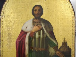 Икона «Александр Невский» из собрания Угличского музея